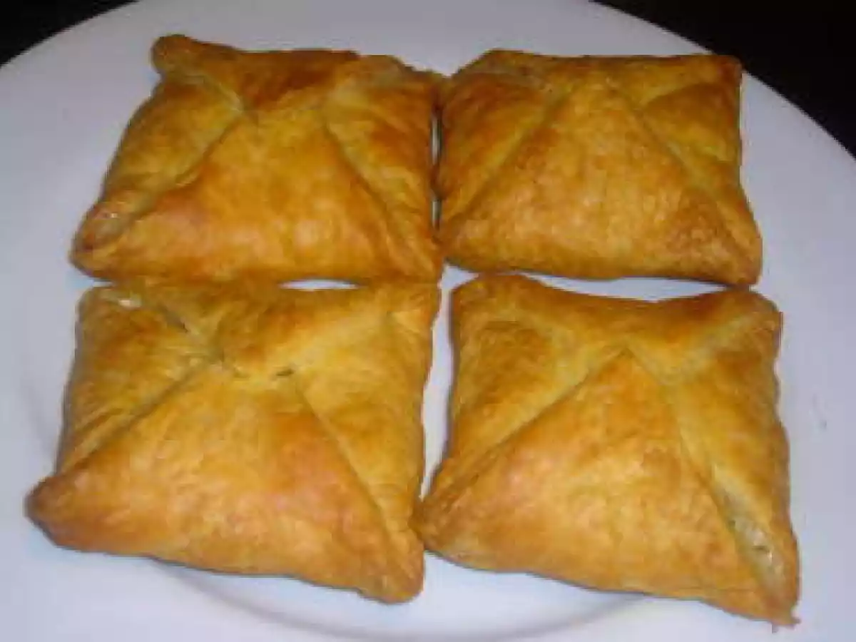 Feuilletés courgettes et lardons