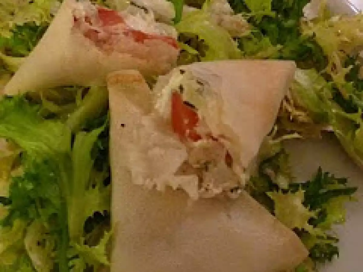 Feuilletés de chèvre frais à l'origan