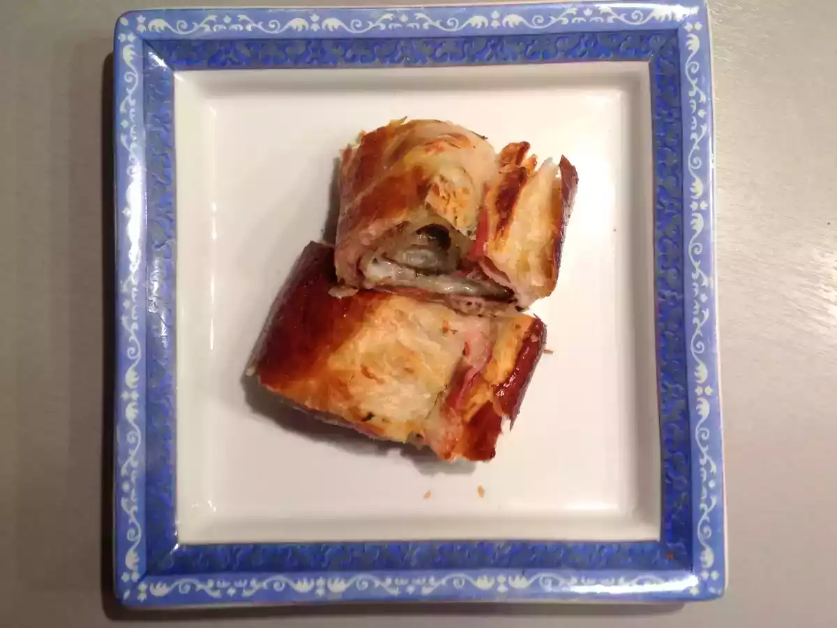 Feuilletés de coppa au parmesan