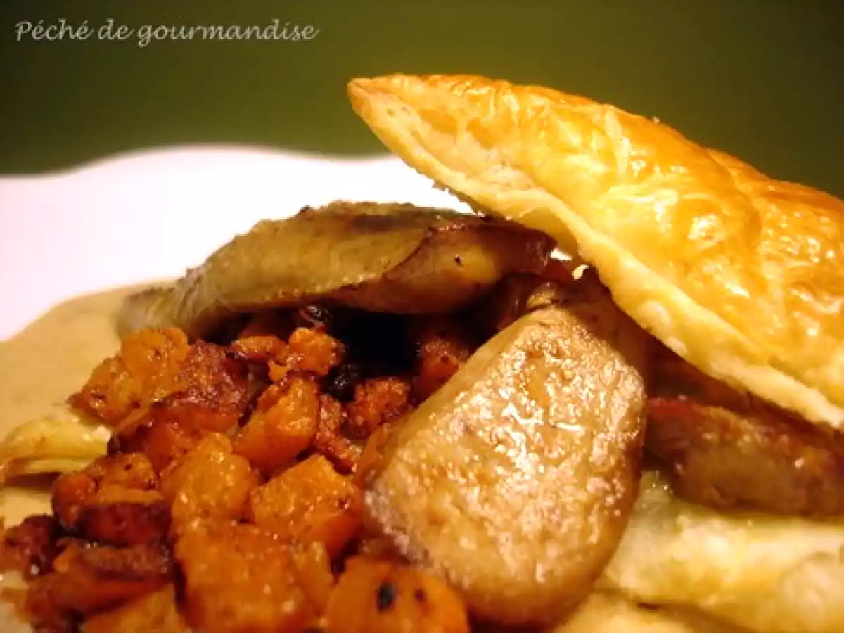 Feuilletés de potiron et foie gras - photo 2