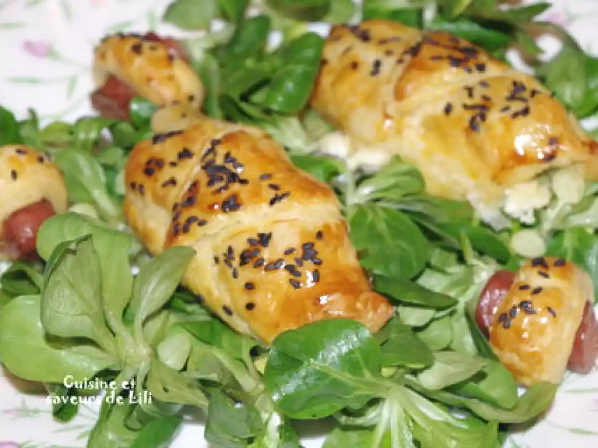 Feuilletés knacki et chèvre - photo 2