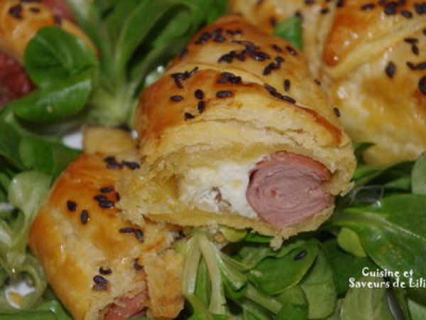 Feuilletes Knacki Et Chevre Recette Ptitchef