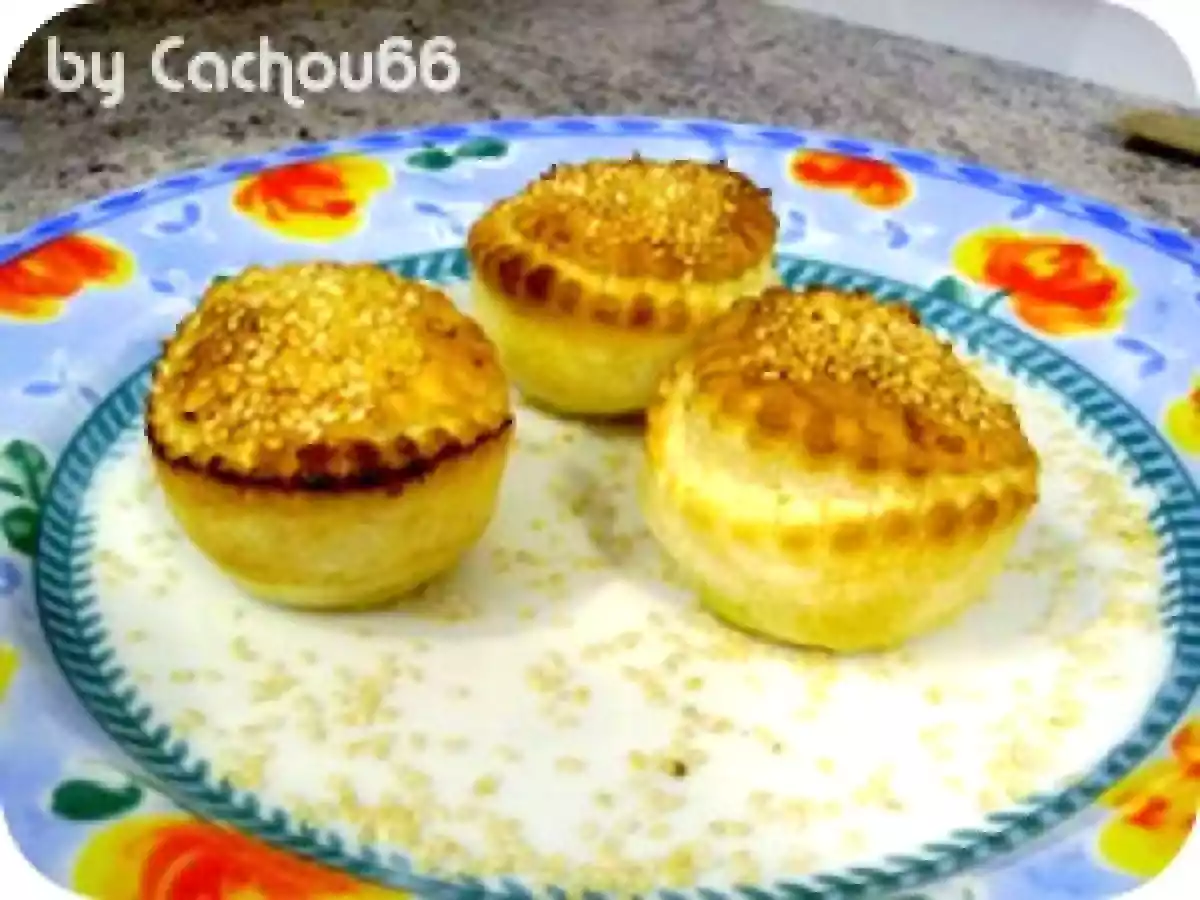 Feuilletés ou tourtes au foie gras et pommes - photo 3