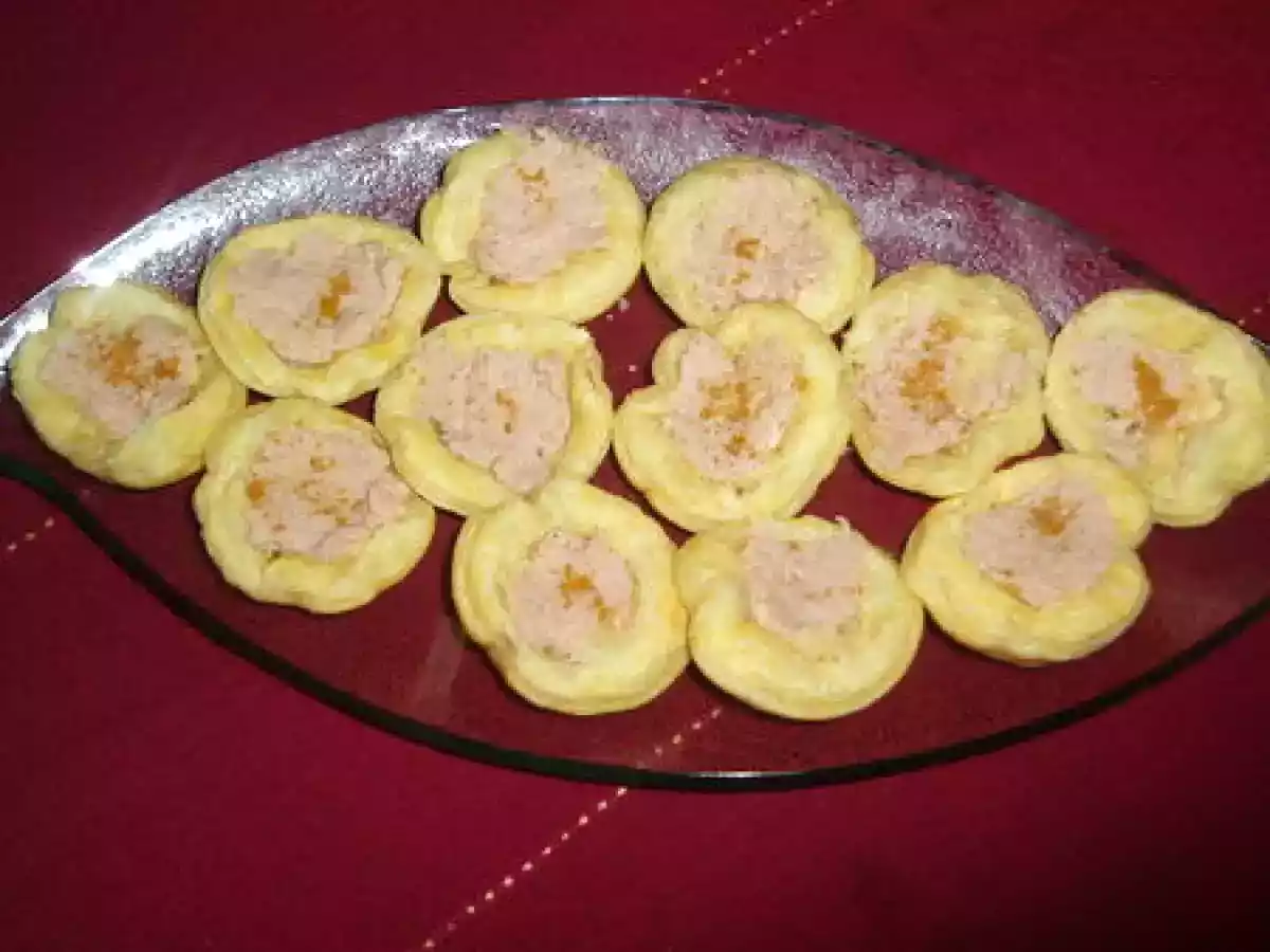 Feuilletés rillettes de thon et curry