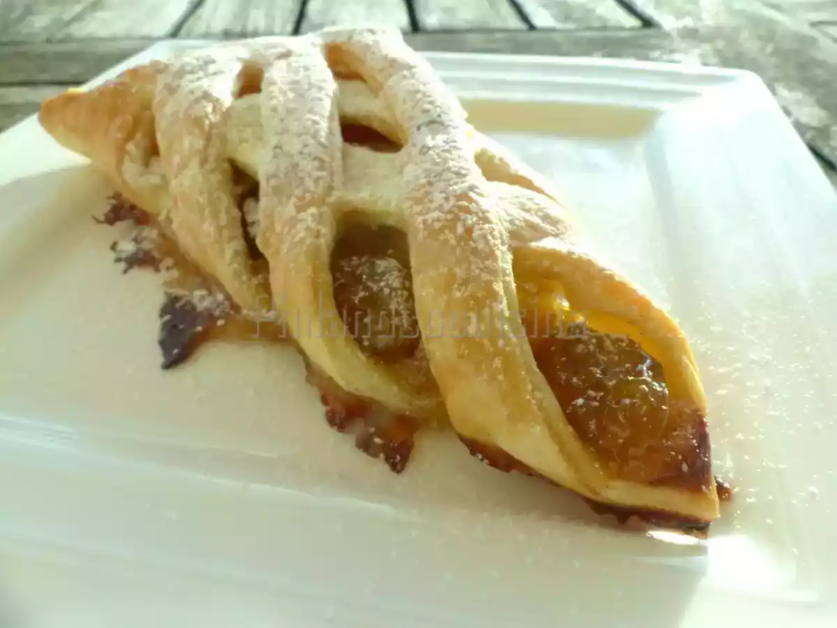 Feuilletés tressés aux mirabelles - photo 2