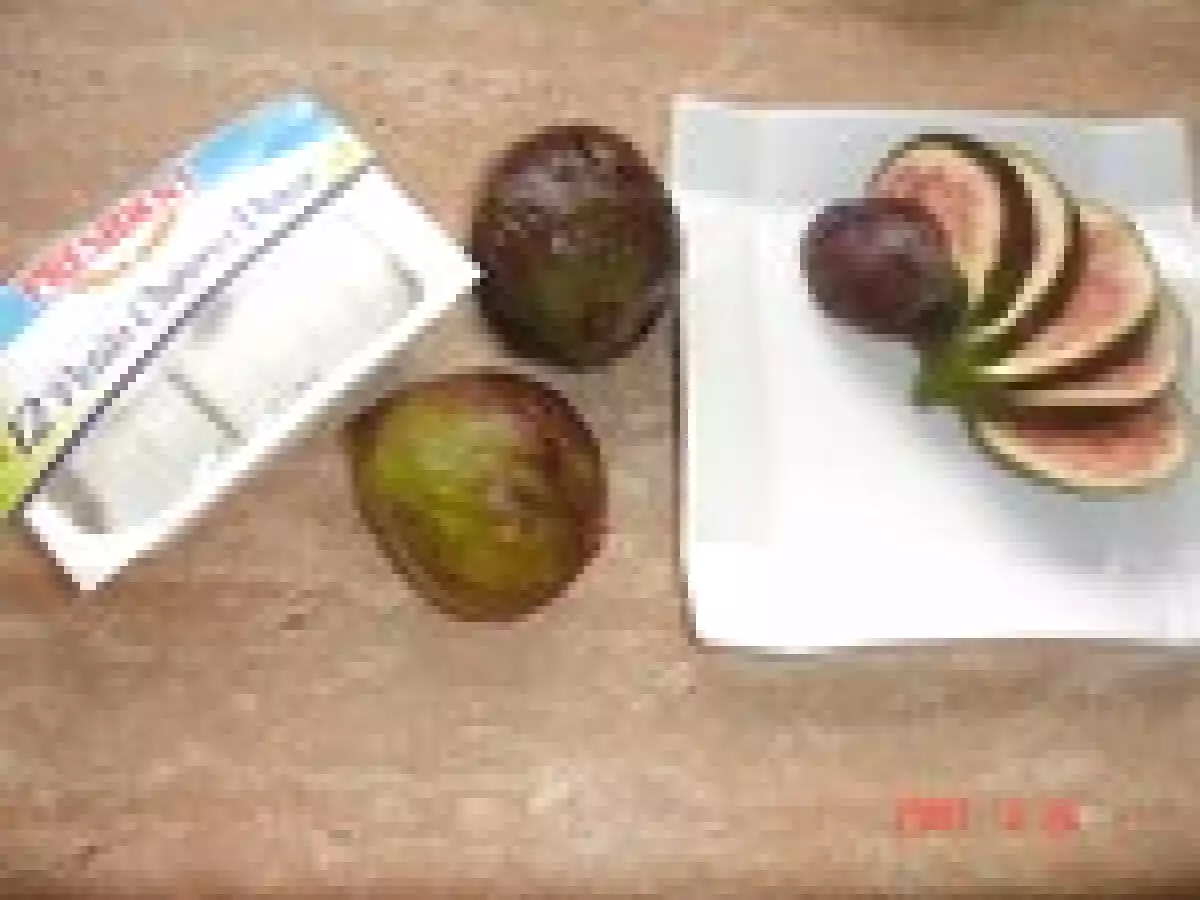 Figues au fromage de chêvre au thym et miel - photo 4