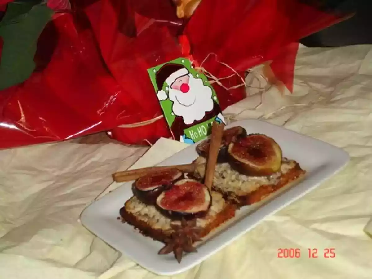 Figues au pain d'épices et boursin aux figues et noix - photo 3