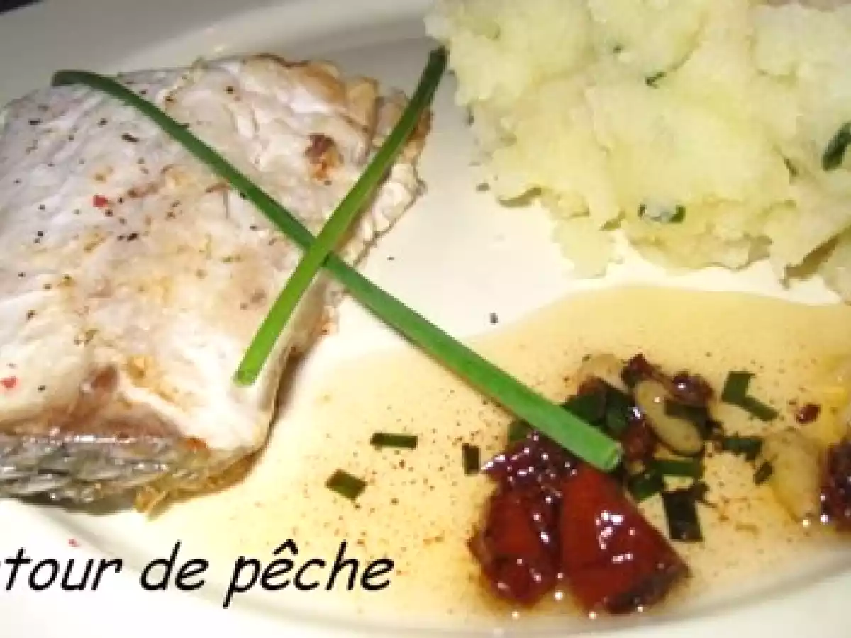 FILET DE BAR DE LIGNE GRILLE ET SA PUREE DE POMME DE TERRE - photo 2