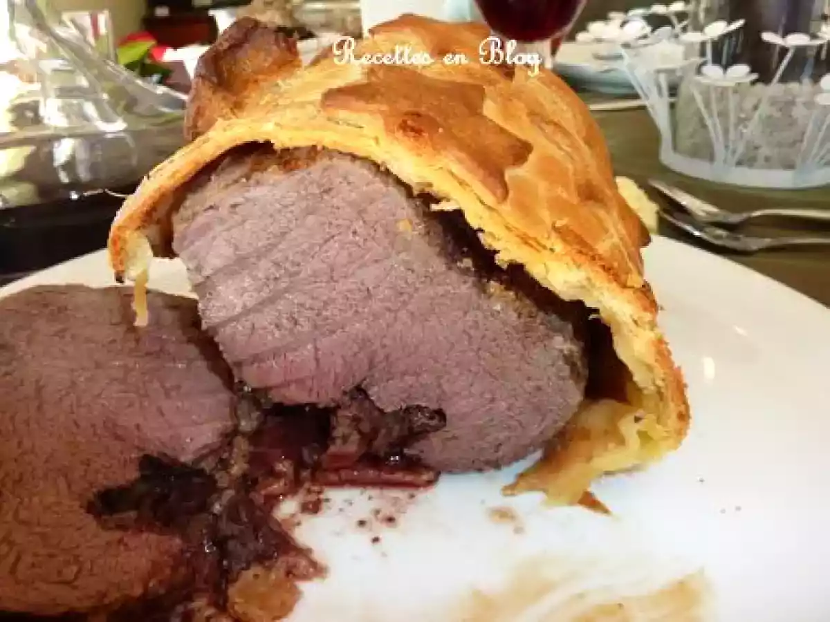 FILET DE BOEUF FEUILLETE SAUCE BANYULS ET BADIANE, MARRONS AU BEURRE - photo 2