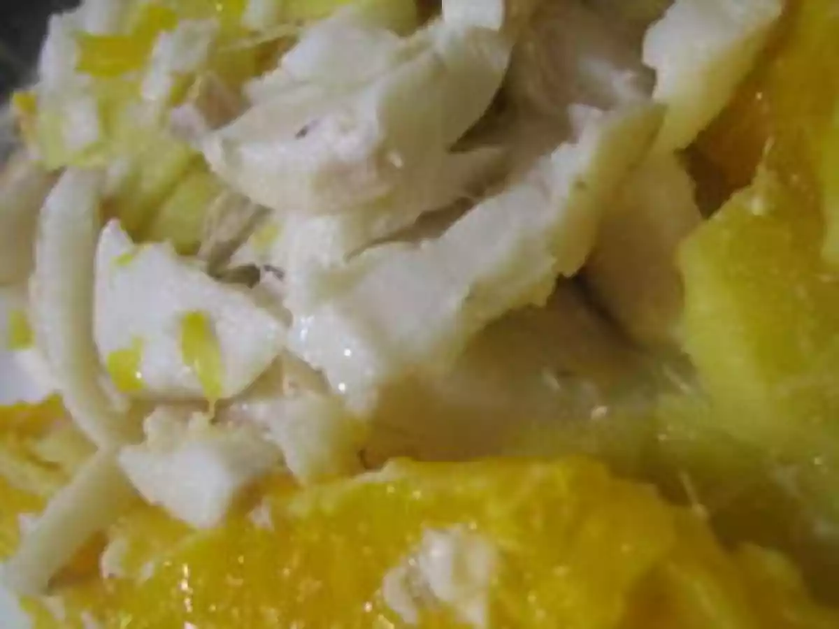 Filet de cabillaud au gingembre et à l'orange