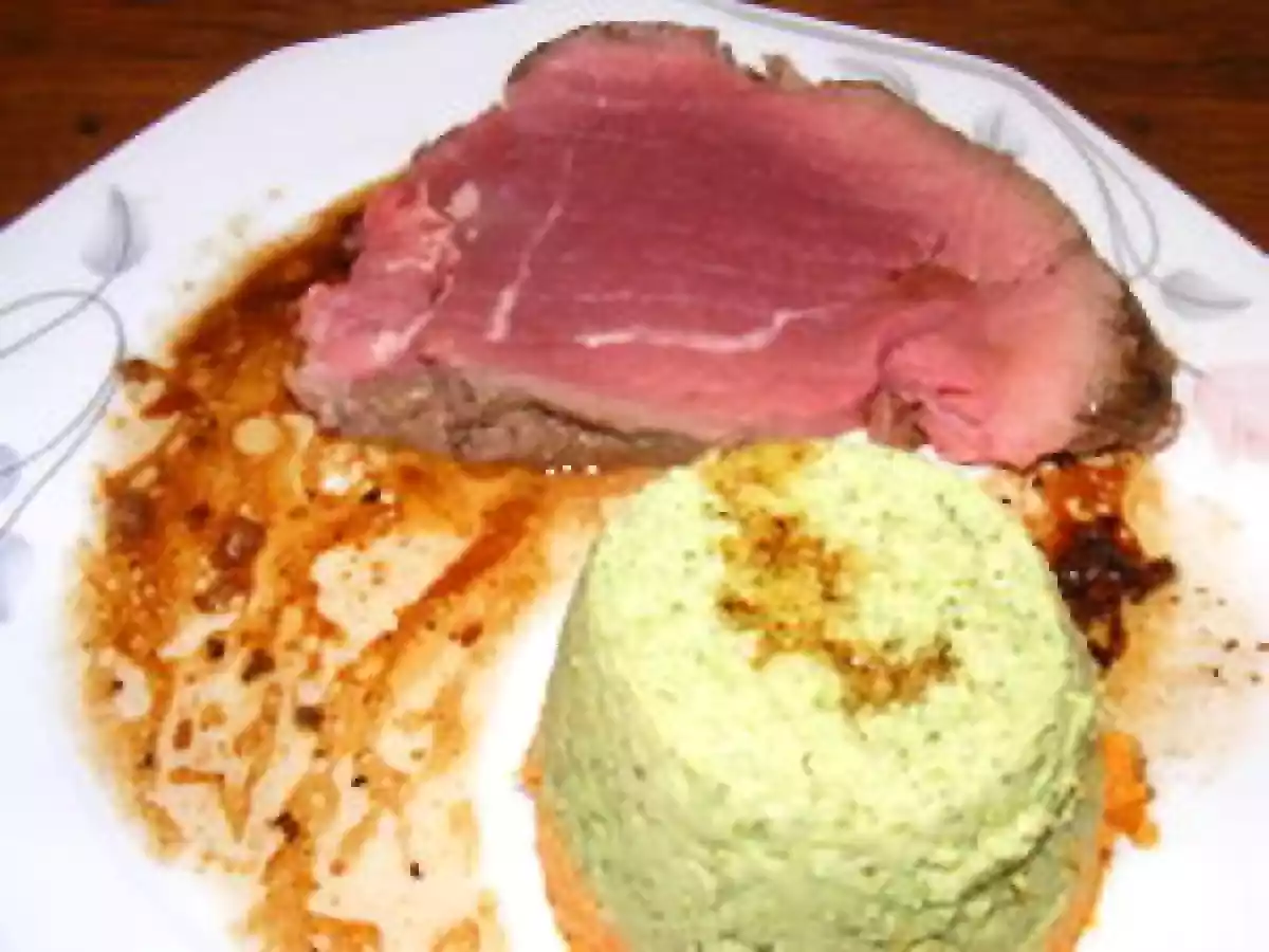 FILET DE CHAROLAIS, FLAN DE LÉGUMES