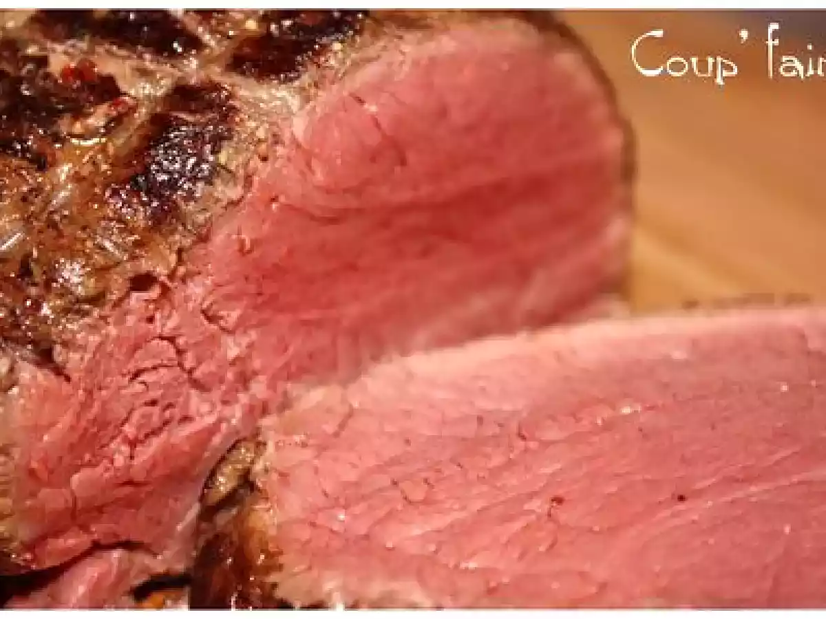 Filet de cheval et sa sauce aux échalotes ...