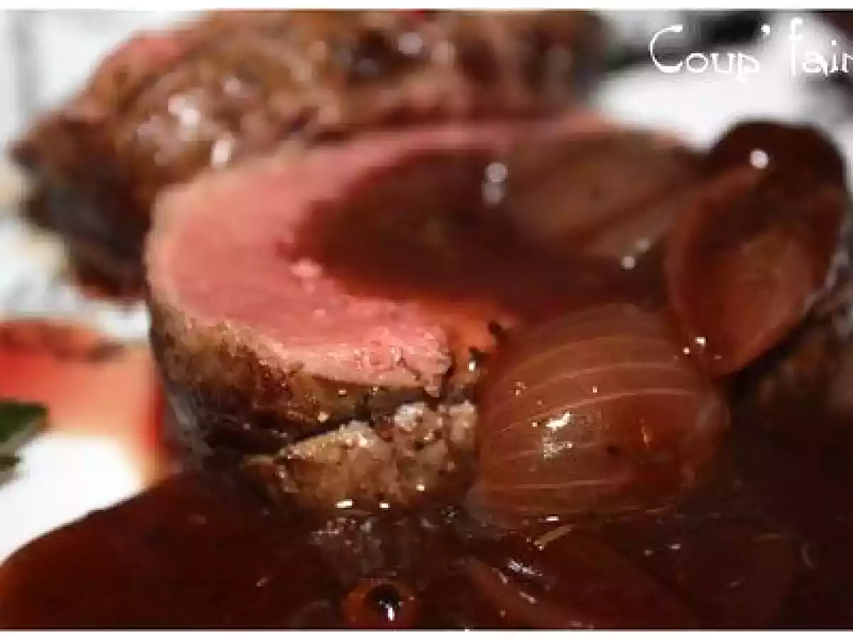 Filet de cheval et sa sauce aux échalotes ... - photo 3