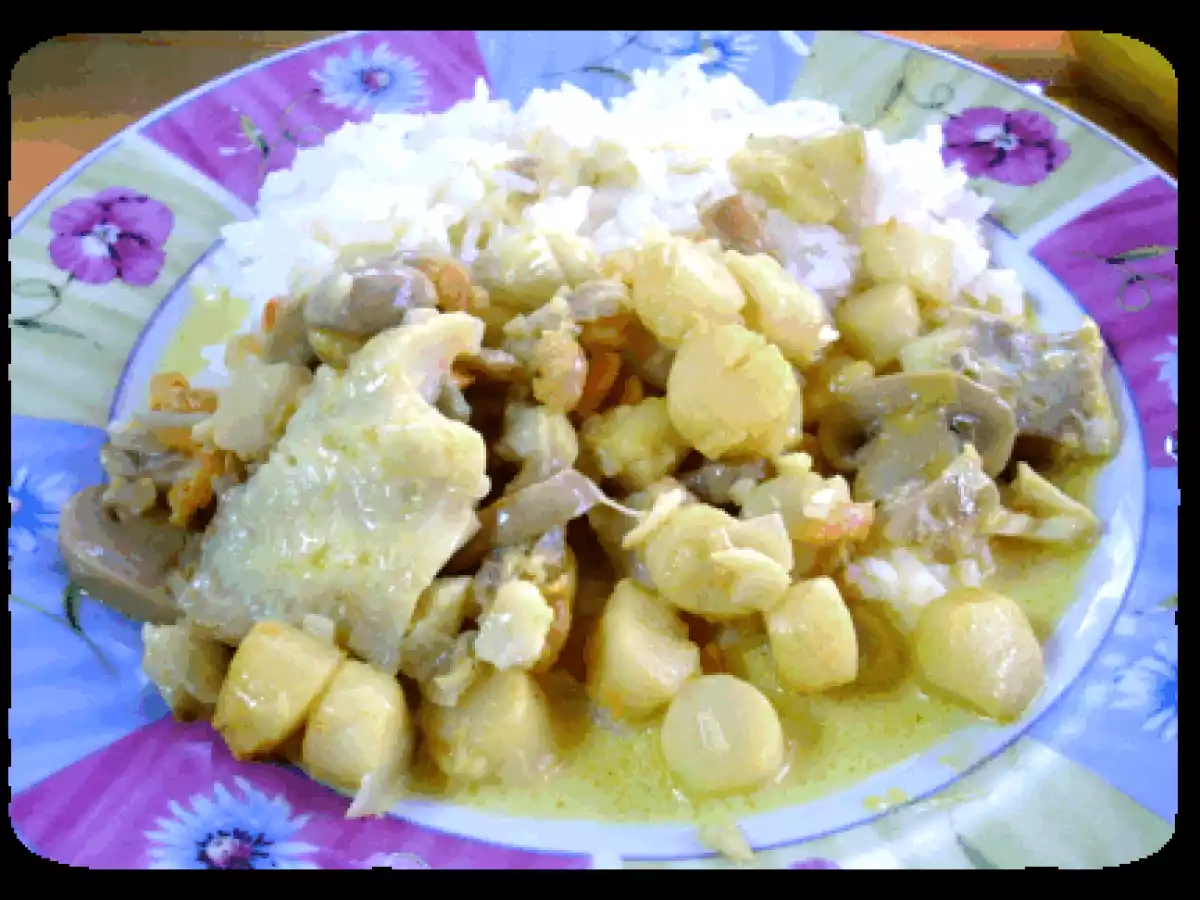 FILET DE DORADE AUX NOIX DE PETONCLES