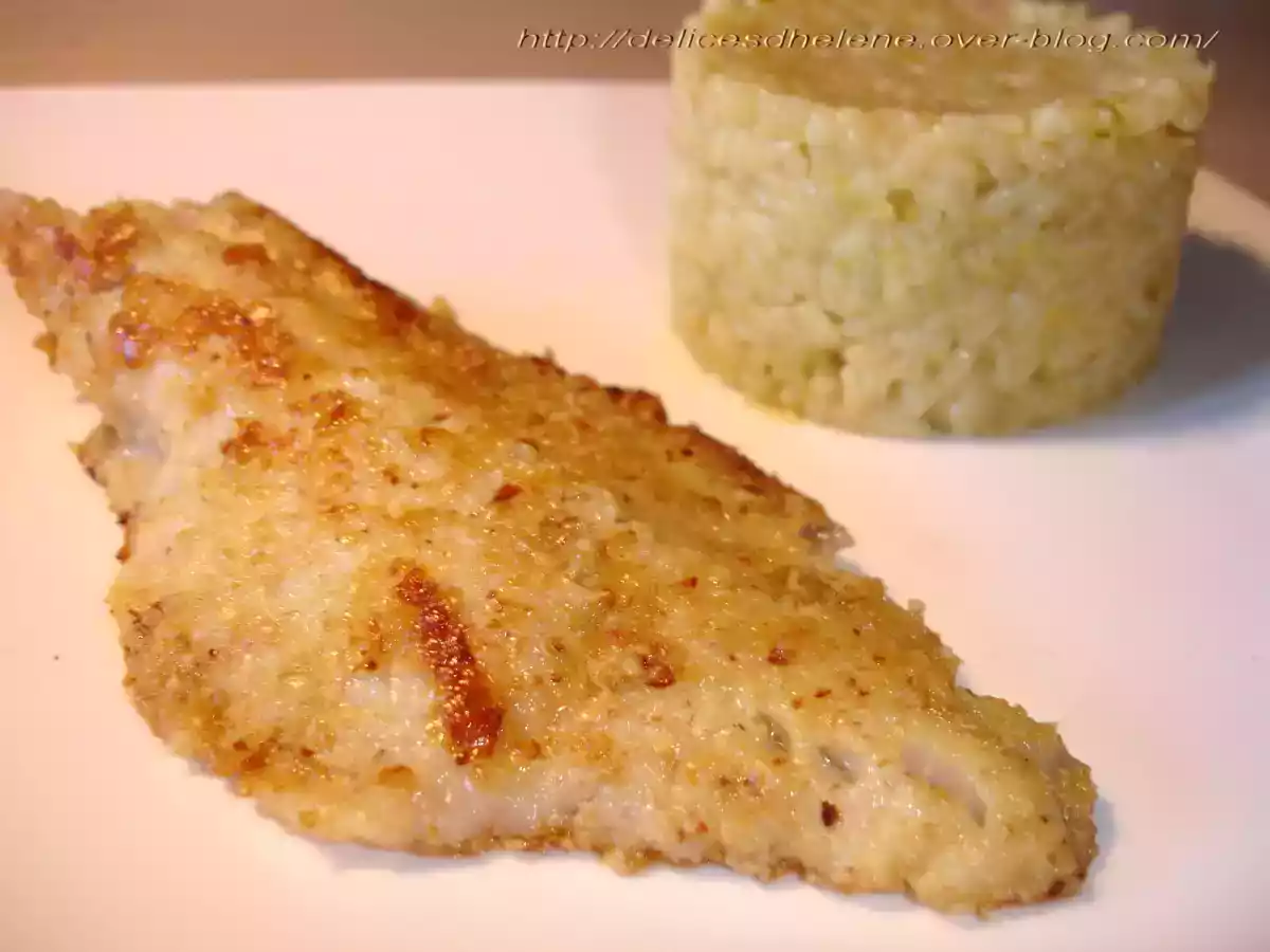 FILET DE DORADE PANE AUX FLOCONS D'AVOINE