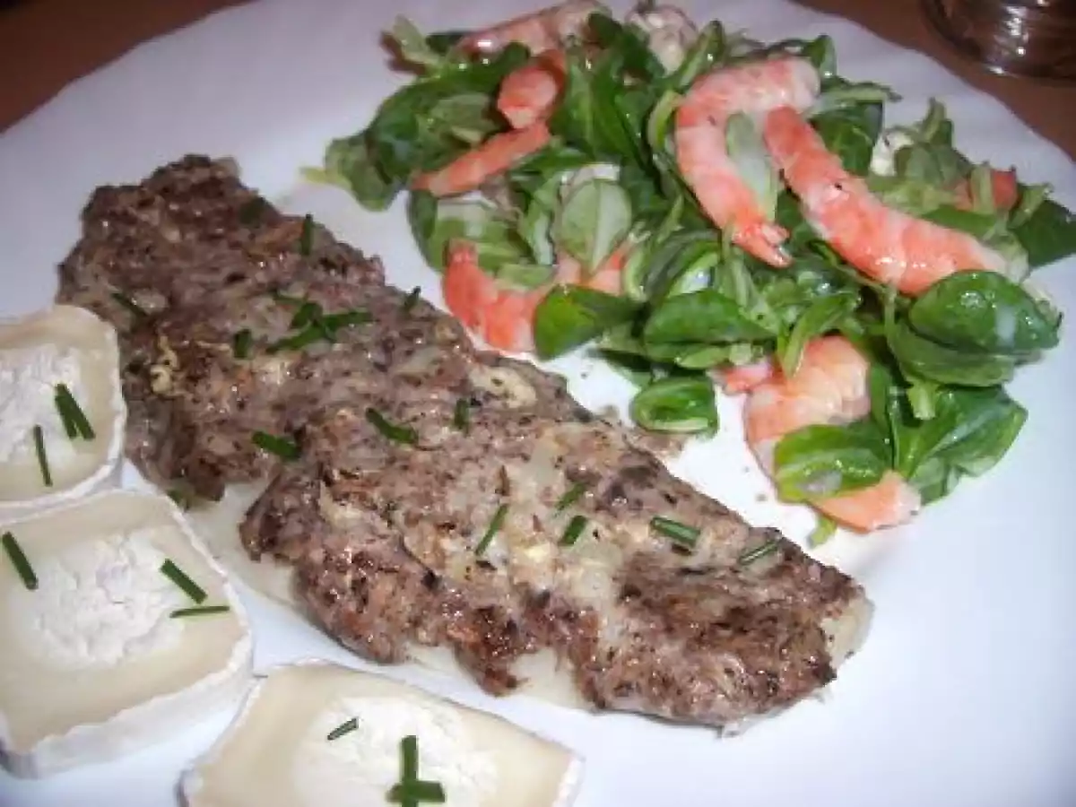 Filet de lieu noir gratiné aux champignons