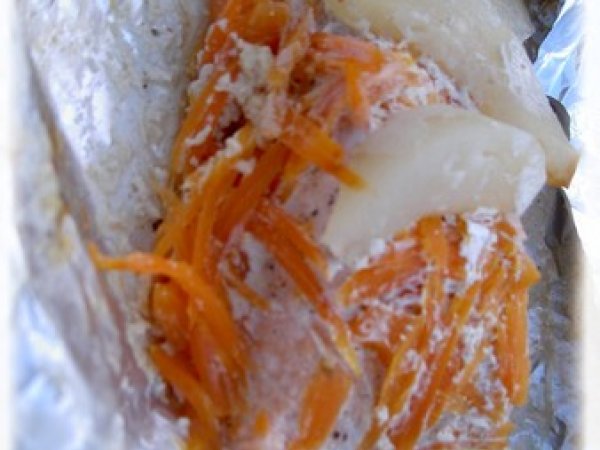 Recette de filet de loup en papillote à la poire
