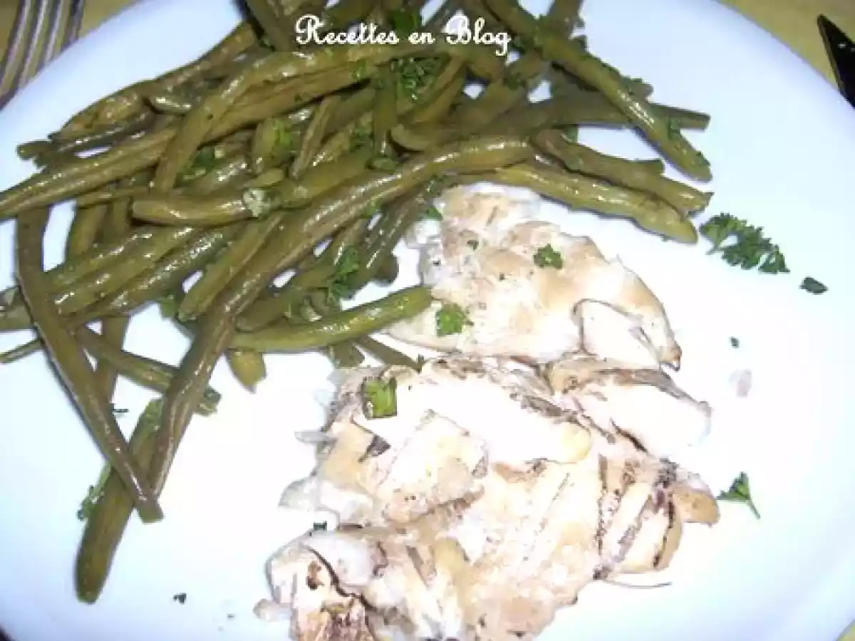 FILET DE MERLANS AU BARBECUE ET LEURS HARICOTS VERTS - photo 2
