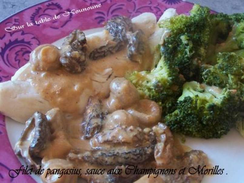 Filet de pangasius, sauce aux Champignons et Morilles - photo 2