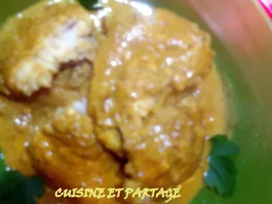 filet de poisson sauce crémeuse indienne coco/curry