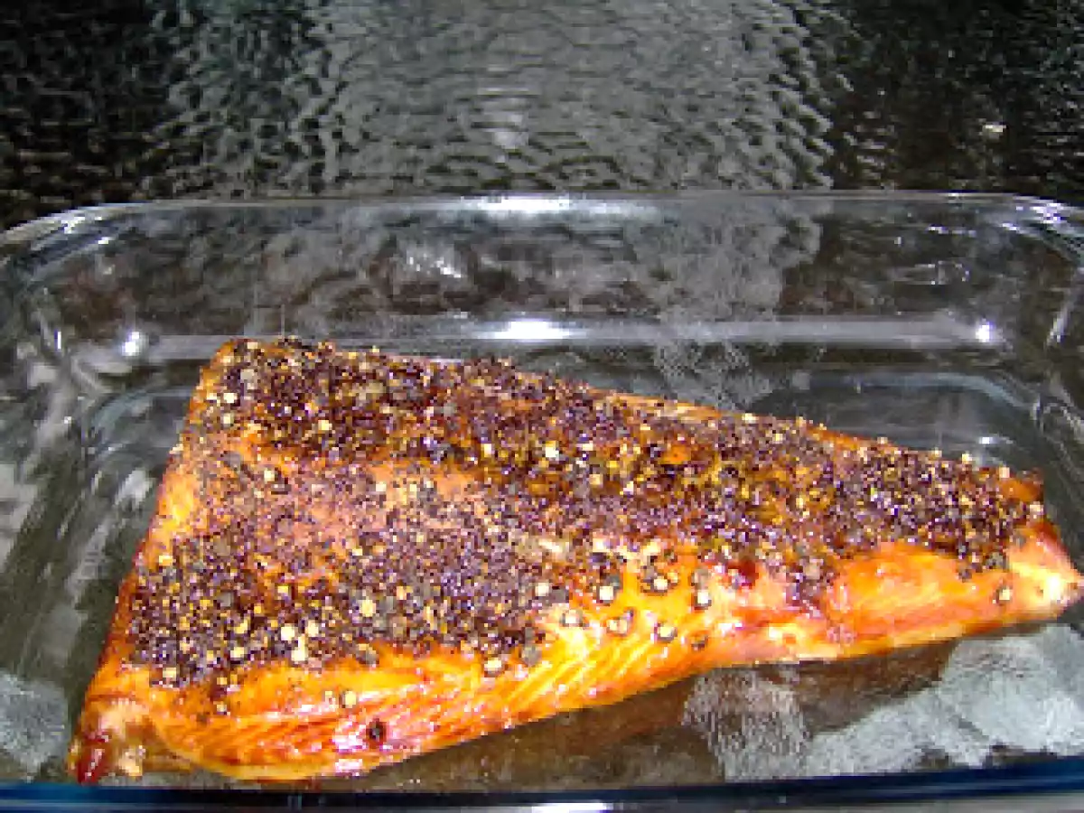 Filet de saumon BBQ au sirop d'érable et soya du Québec