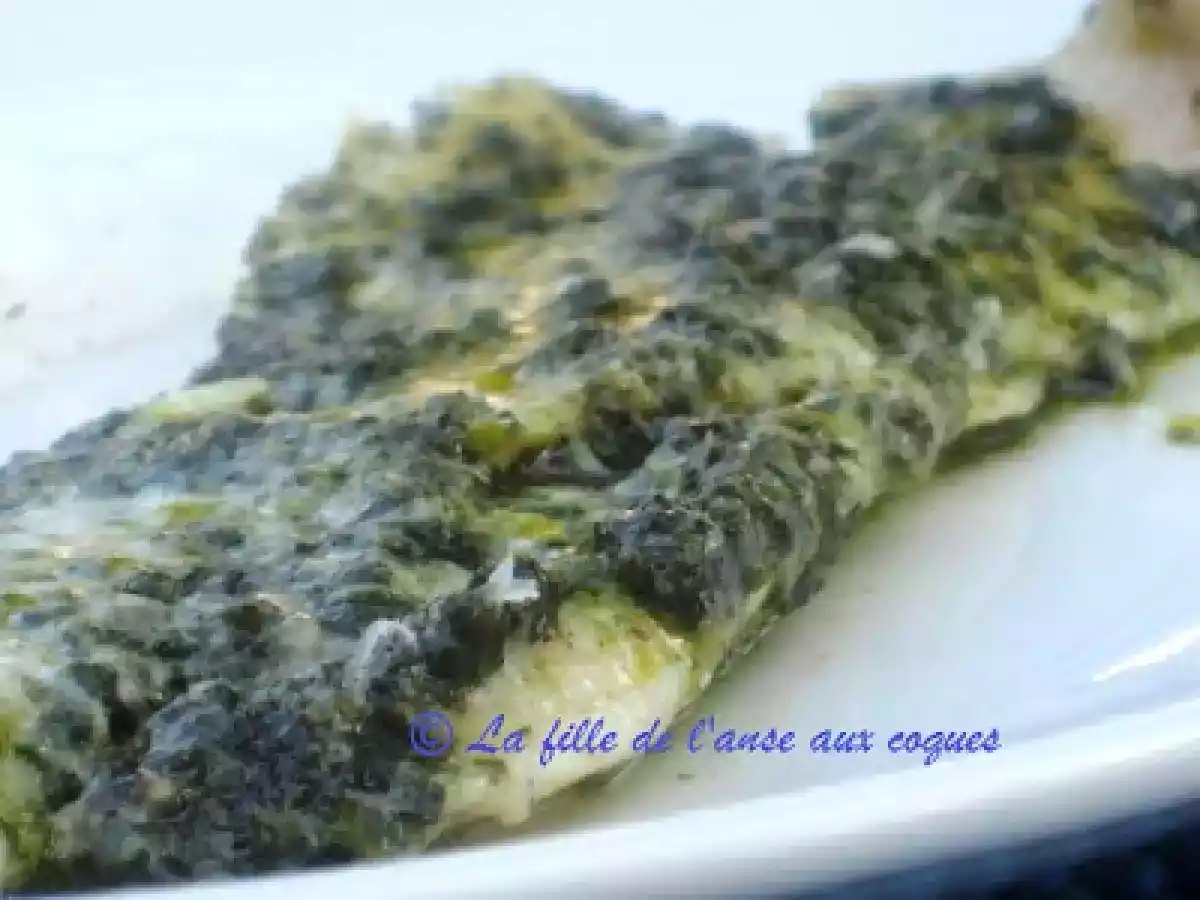 FILET DE SOLE AU PESTO