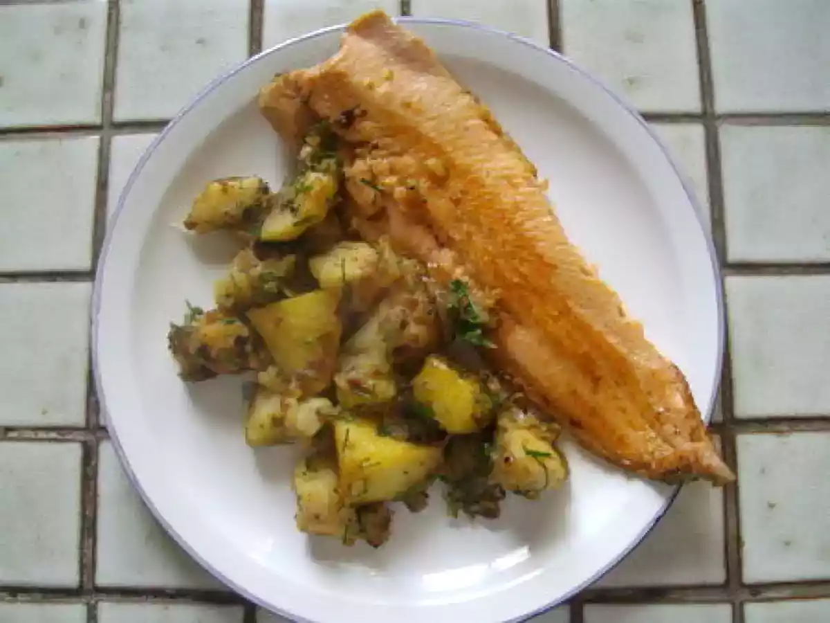 Filet de truite rose aux pommes et ananas - photo 3