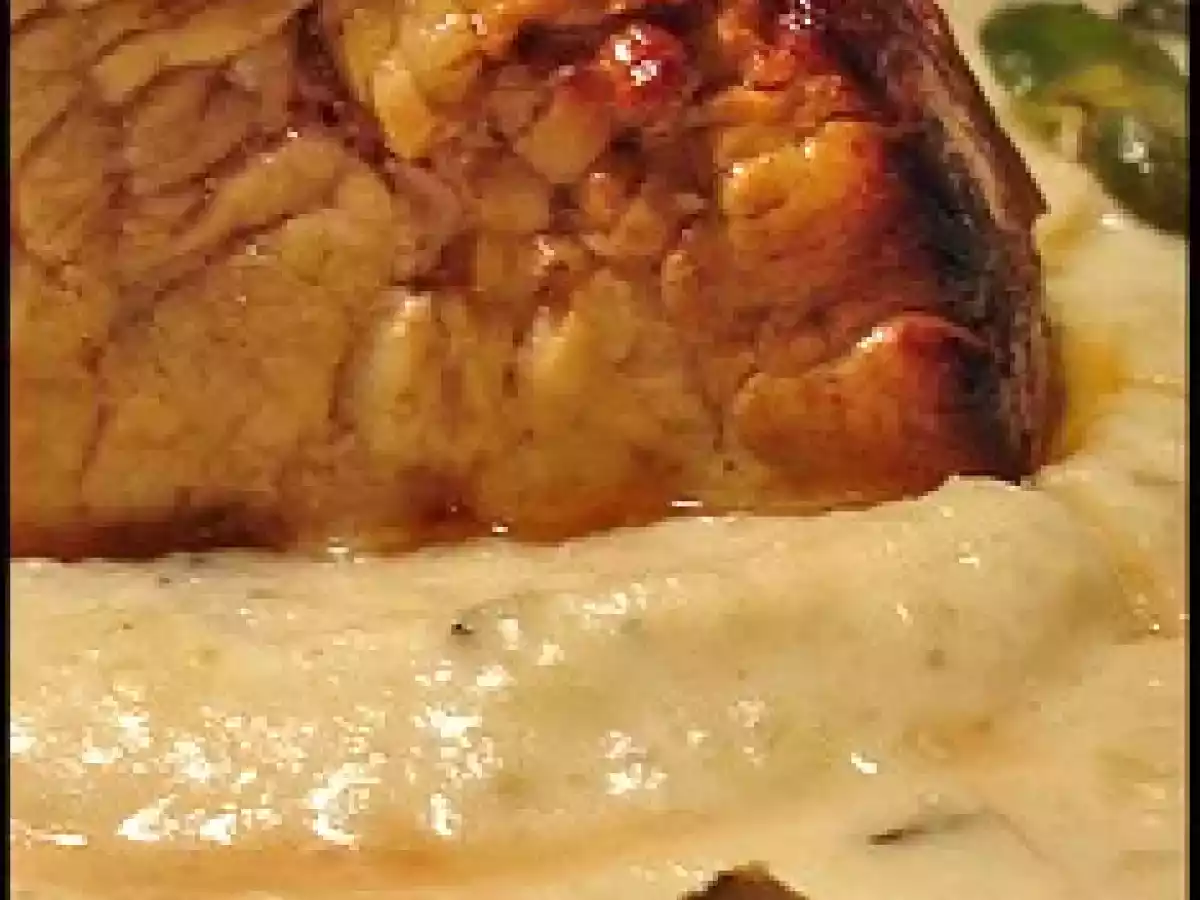 Filet de veau, crème de topinambours à la truffe