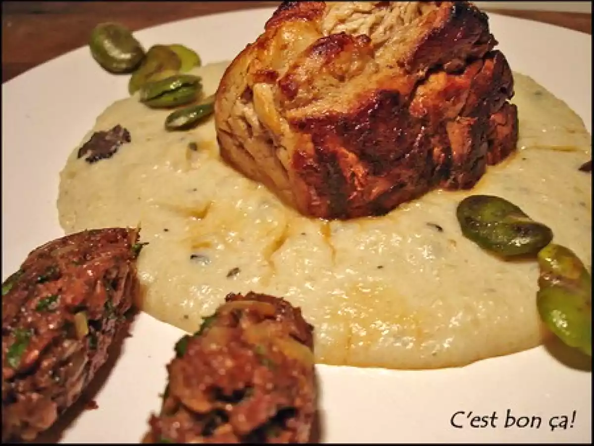 Filet de veau, crème de topinambours à la truffe - photo 2