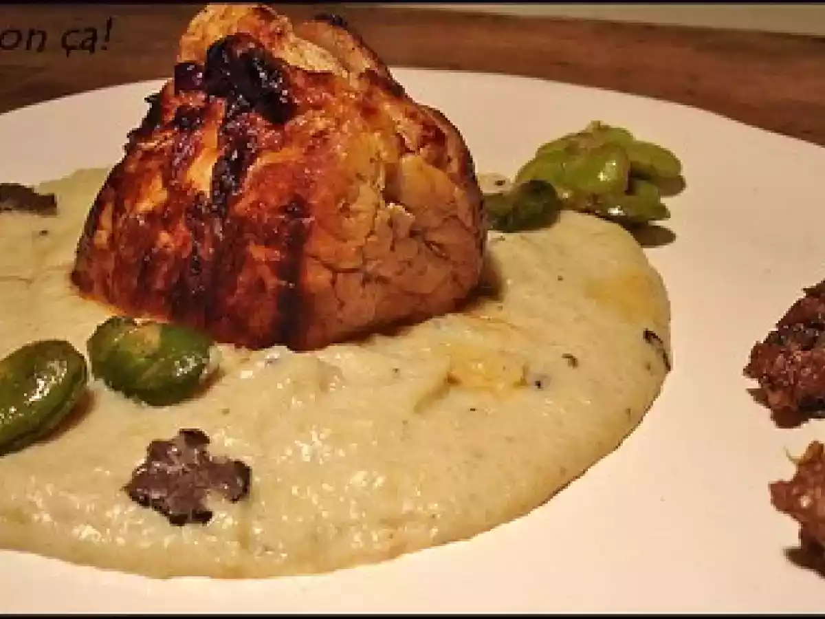 Filet de veau, crème de topinambours à la truffe - photo 3