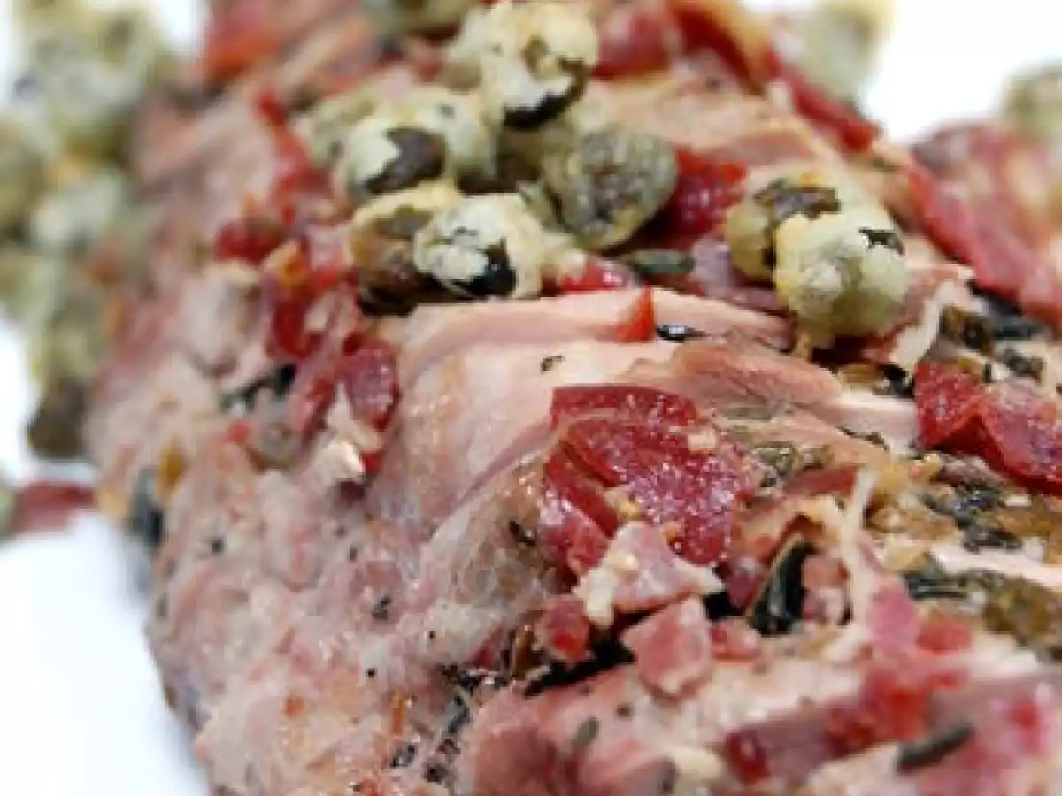 Filet mignon à la coppa & ses pépites de câpres