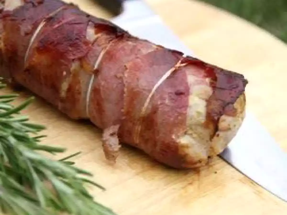 Filet mignon à la moutarde et speck