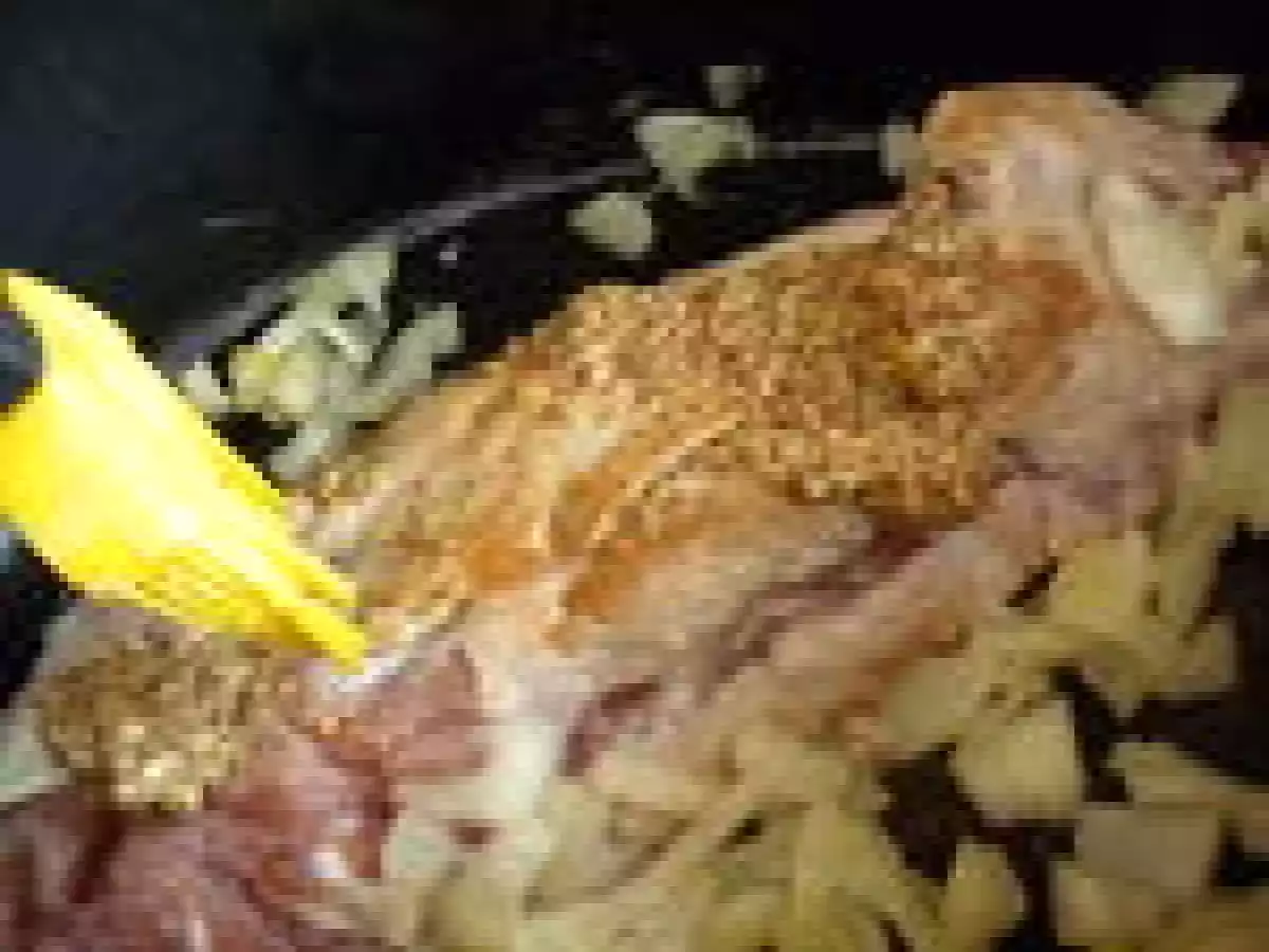 Filet mignon à la moutarde, pommes de terre Duchesse