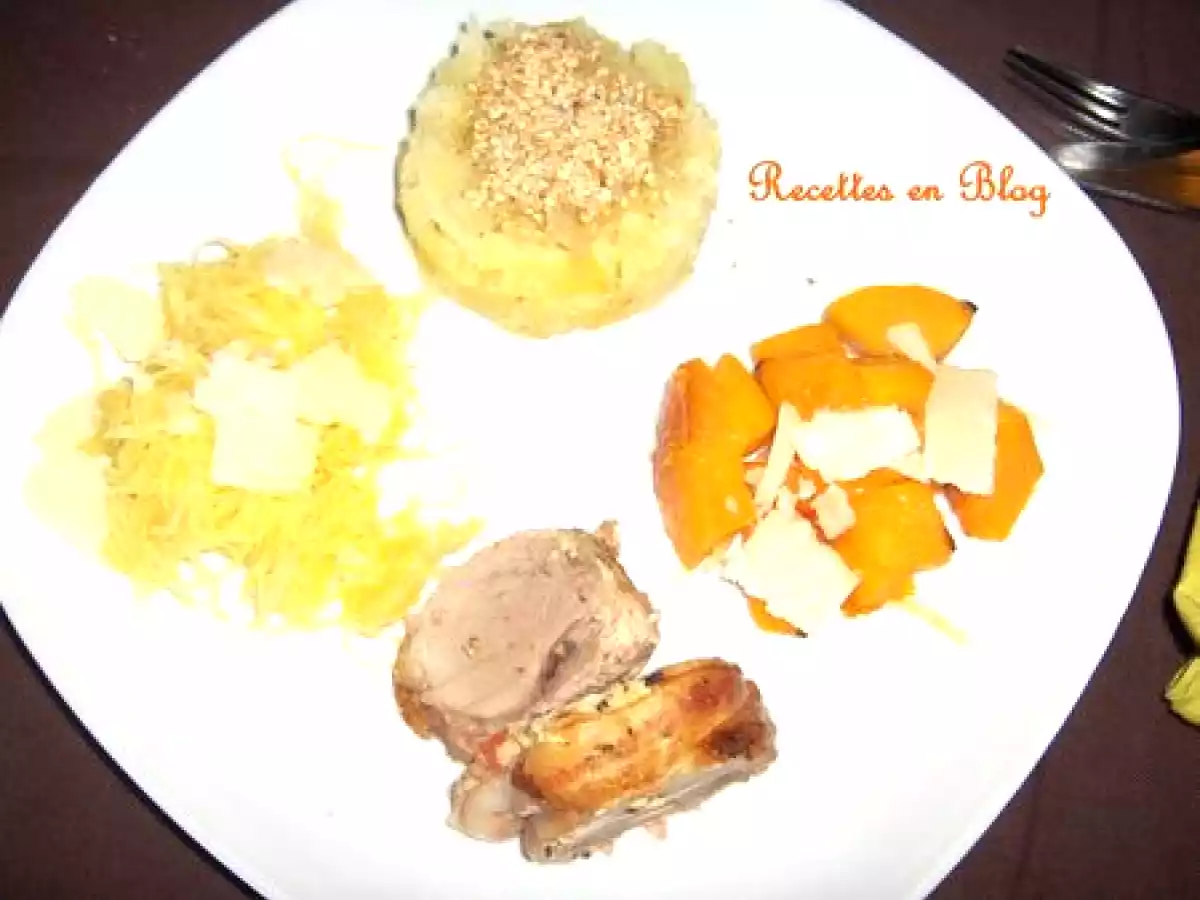 FILET MIGNON AU LARD FUME, VIN BLANC, CREME ET MOUTARDE ROTI AU FOUR