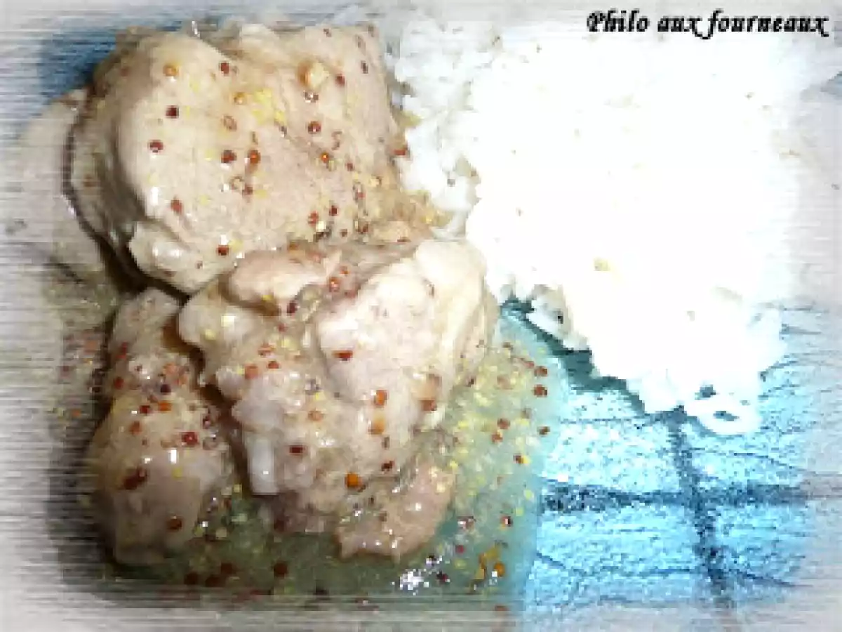 Filet mignon au sirop d'Erable & à la moutarde à l'ancienne