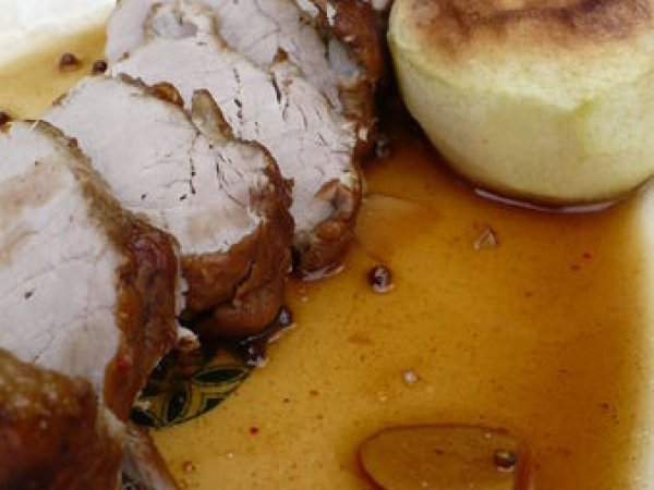 Filet Mignon Caramélisé à La Pomme