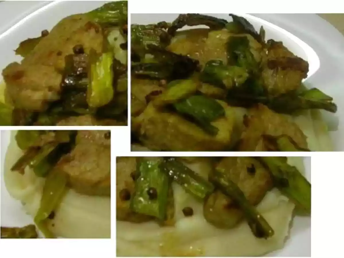 Filet mignon caramélisé aux poireaux - photo 2