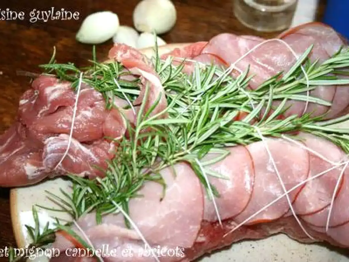 Filet mignon de porc à la cannelle et aux abricots - photo 5