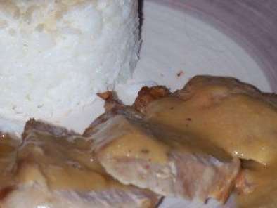 Filet mignon de porc au caramel d'anis étoilé - le Pré Verre