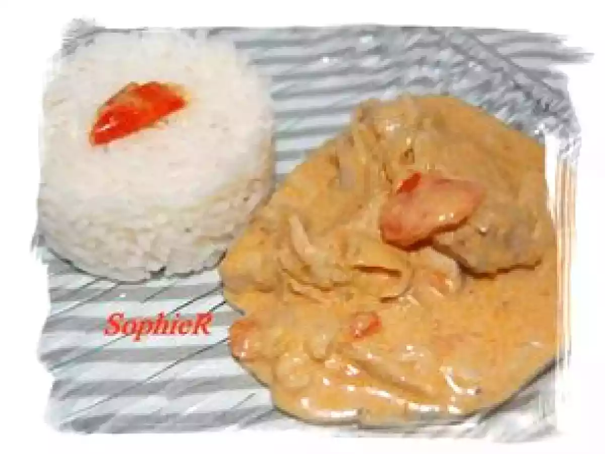 Filet mignon de porc au lait de coco