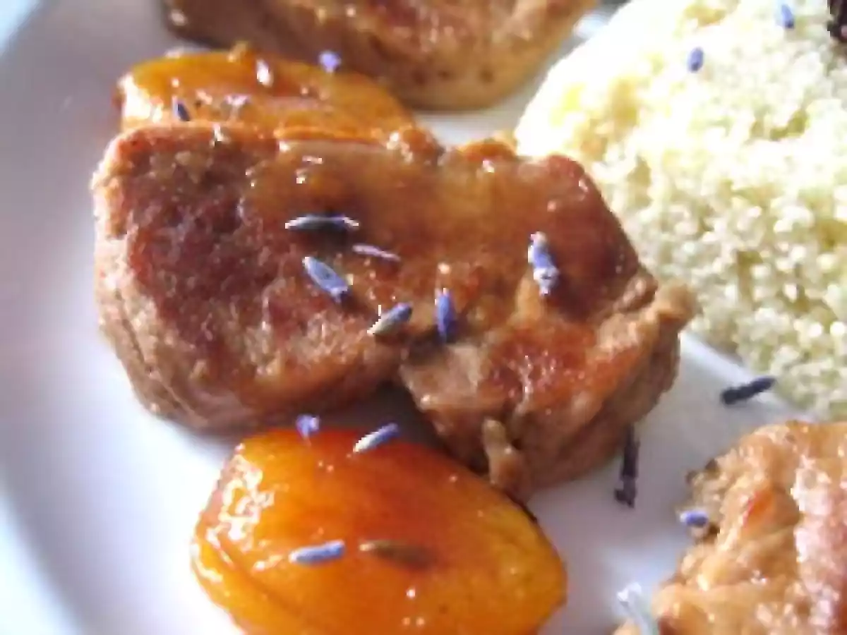 Filet mignon de porc aux fruits secs et à la lavande - photo 2