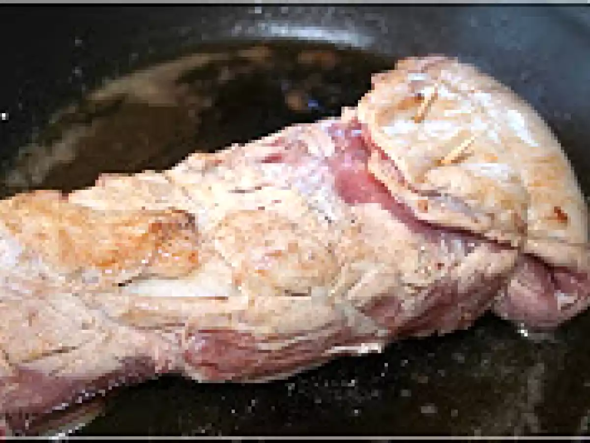 FILET MIGNON DE PORC EN ENVELOPPE DE JAMBON FUME ET CHAMPIGNONS - photo 3