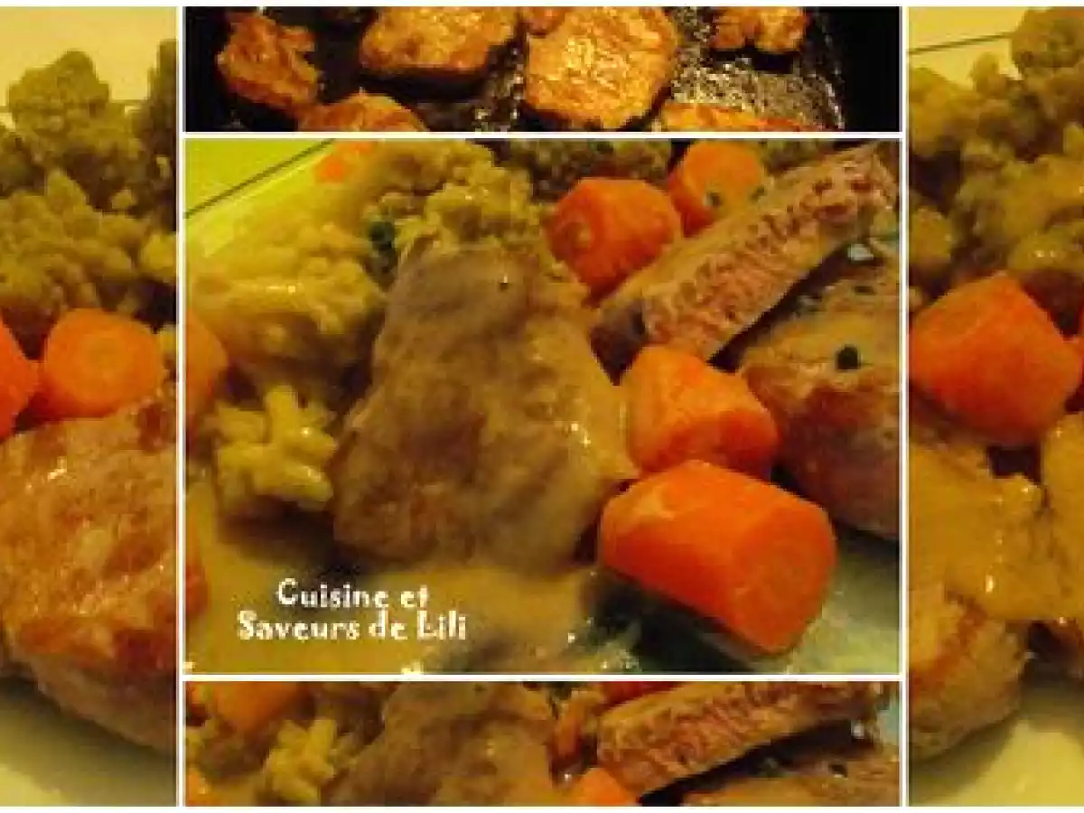 Filet mignon de porc et Romanesco sauce aux 10 saveurs