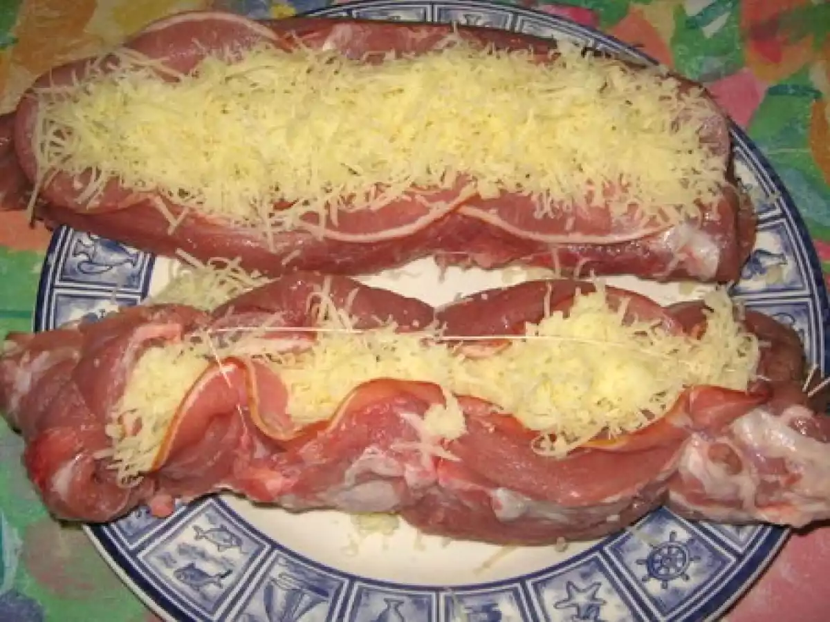 Filet mignon de porc farci au bacon et petit coucou a patrice - photo 4