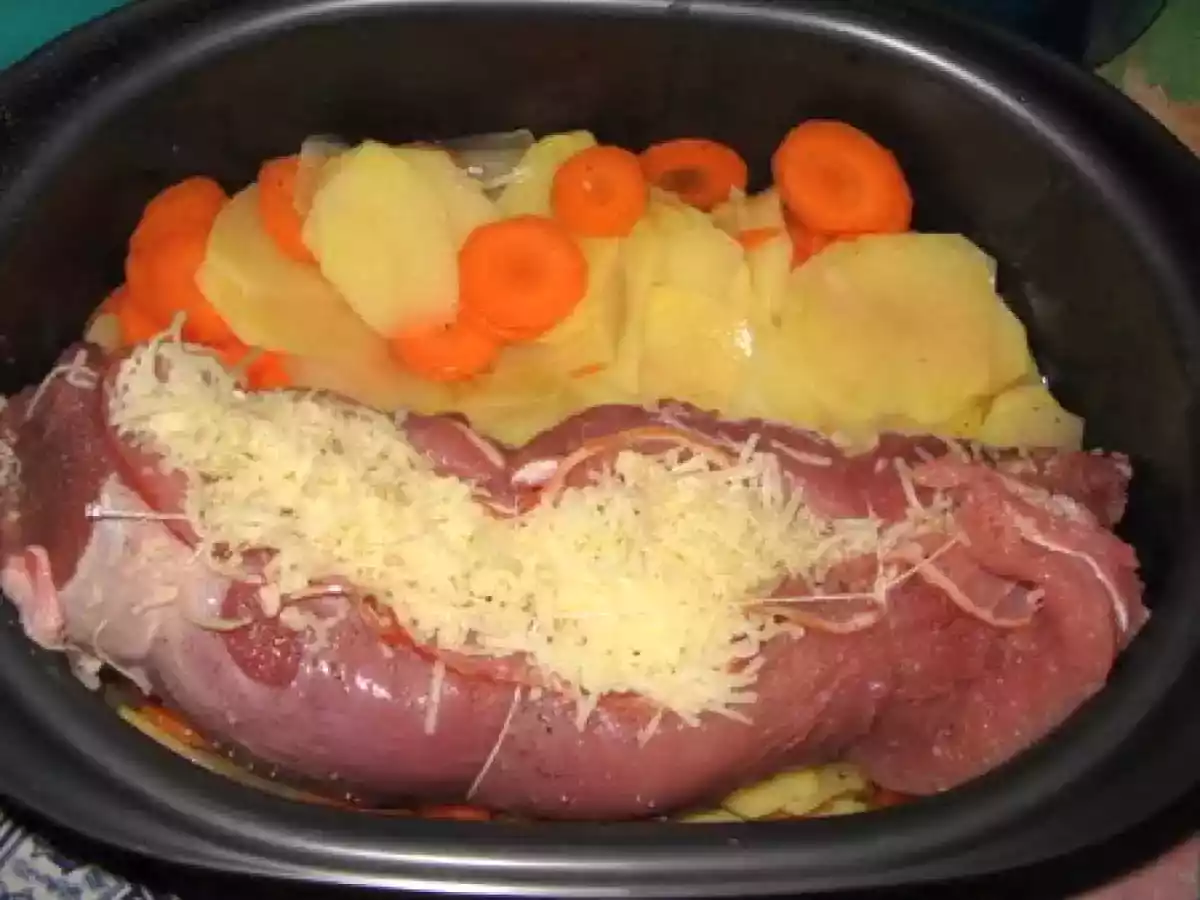 Filet mignon de porc farci au bacon et petit coucou a patrice - photo 5