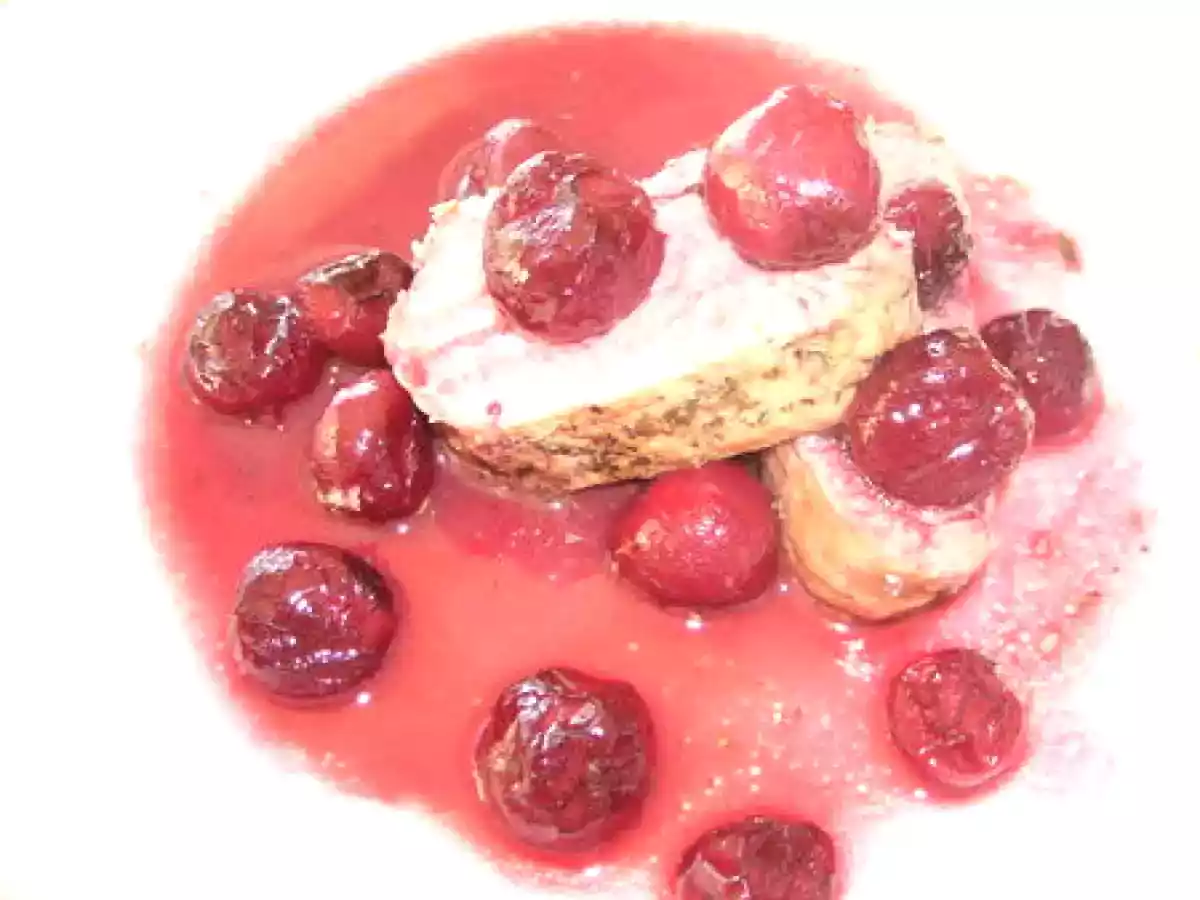 Filet Mignon, Sauce aux Cerises