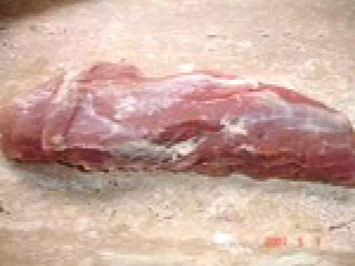 Filet pur de porc à la vanille, à l'orange, et chocolat noir, liée au pain d'épice - photo 4