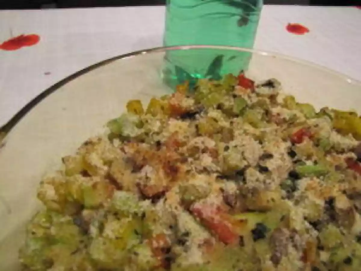 Filets d'agneau et gratin à l'italienne