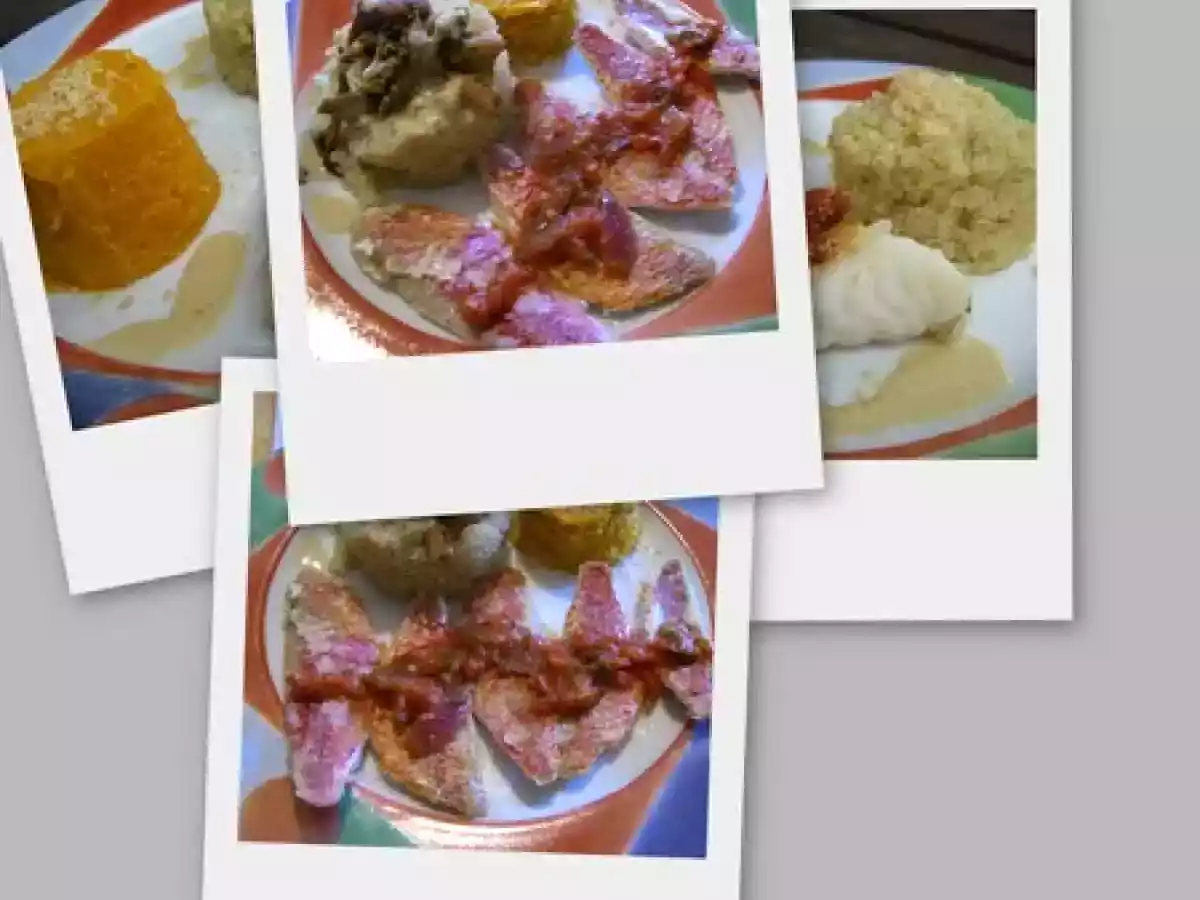 Filets de lotte, dôme de potimarron et quinoa sauce noix de cajou - photo 2