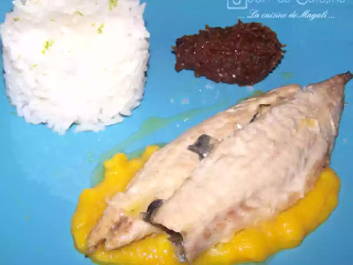 Filets de maquereaux aux agrumes et à la mangue